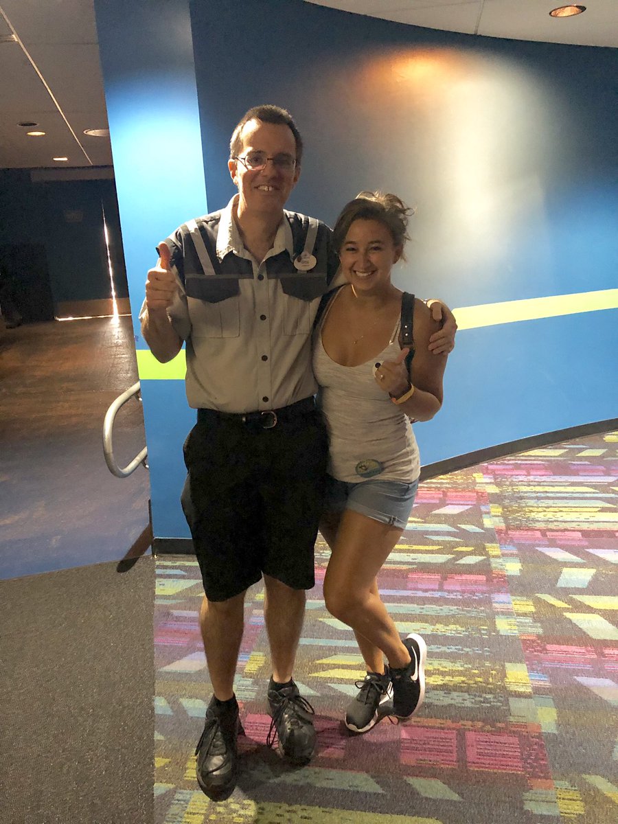 Ms_Rosie17's tweet photo. Words cannot express how much we LOVE Greg from Space Mountain (formerly known as Test Track Greg/Mission Space Greg)! He truly brings the magic to Magic Kingdom! Thanks for making our day, as always!#CastCompliment #OdeToGreg @WDWToday https://t.co/BFzCHVItwj
