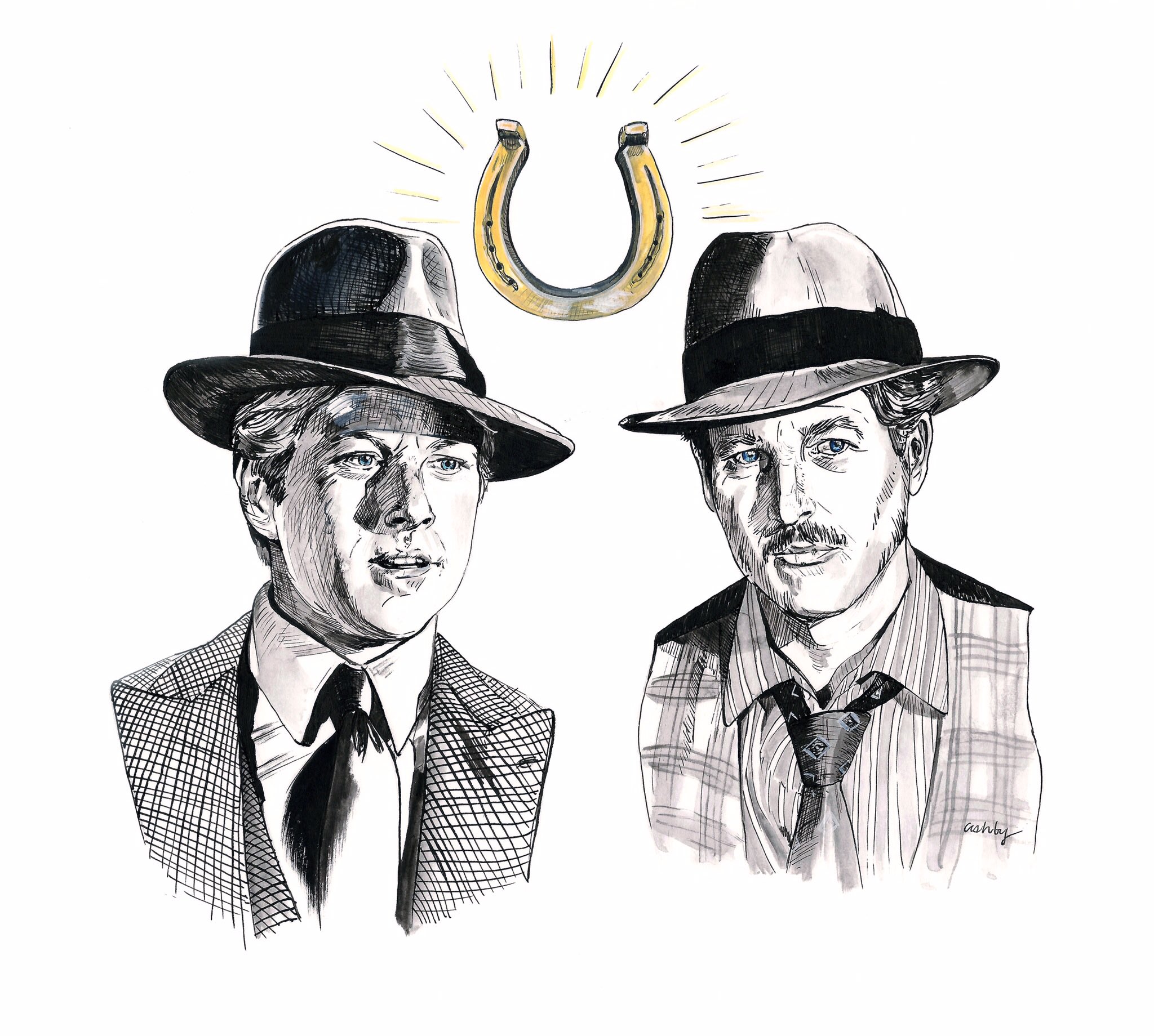 Happy Birthday to the eternally handsome Robert Redford (with bonus eternally handsome Paul Newman). 