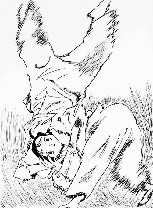 猪熊背負ったぁぁぁー!!!!!!

#ボールペン画
#模写
#YAWARA
#猪熊柔 