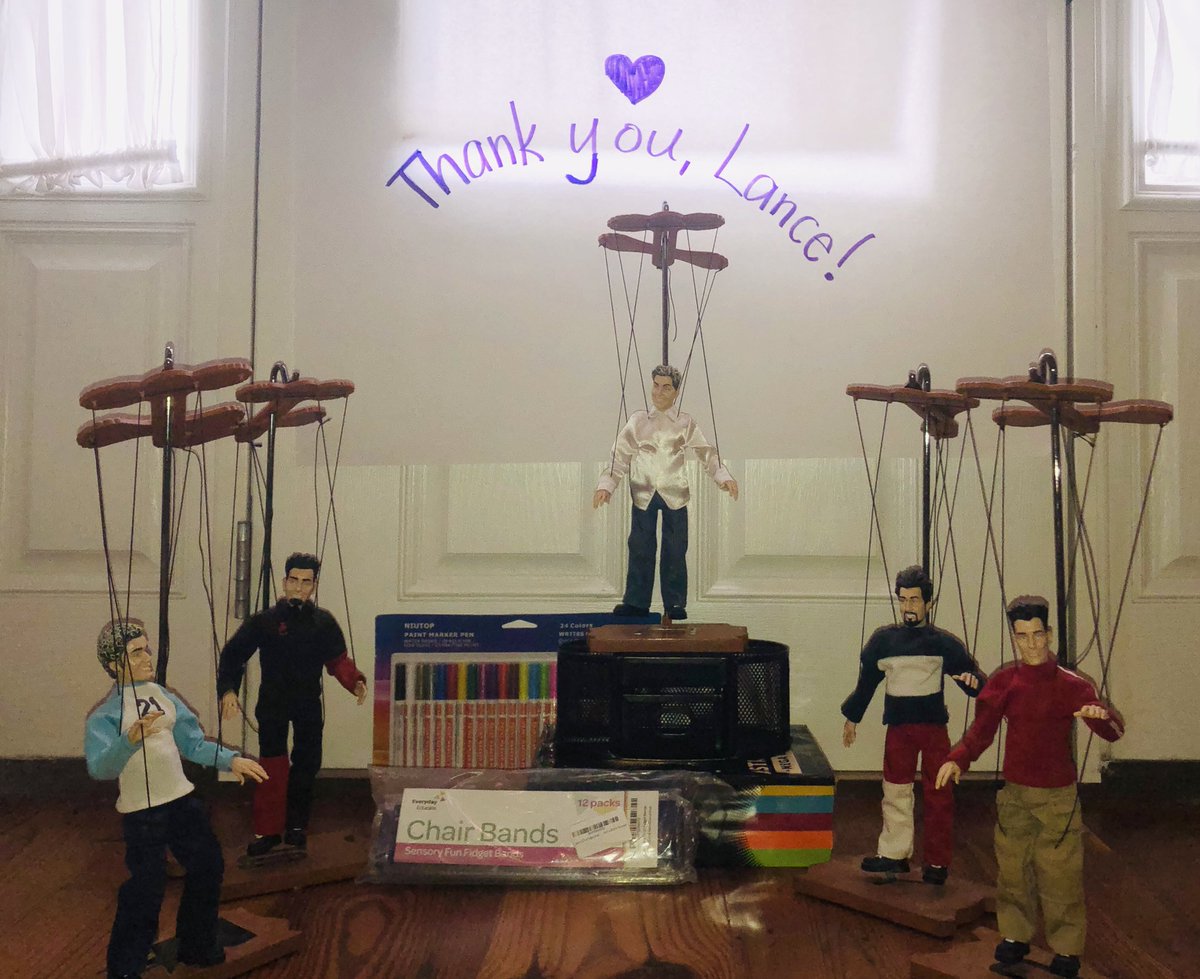Emily Webre (@ewebre1) on Twitter photo Thanks <a href="/LanceBass/">:)</a> for my awesome classroom supplies!! <a href="/realjoeyfatone/">Joey Fatone</a> <a href="/JCChasez/">JC Chasez</a> <a href="/IamCKirkpatrick/">Chris Kirkpatrick</a> <a href="/jtimberlake/">Justin Timberlake</a> y’all should get “NSYNC” w Lance and help this 3rd grade teacher/superfan #clearthelist! (PS-please leave a sweet note so I can frame it) thanks!
amazon.com/hz/wishlist/ls… Thanks <a href="/LanceBass/">:)</a> for my awesome classroom supplies!! <a href="/realjoeyfatone/">Joey Fatone</a> <a href="/JCChasez/">JC Chasez</a> <a href="/IamCKirkpatrick/">Chris Kirkpatrick</a> <a href="/jtimberlake/">Justin Timberlake</a> y’all should get “NSYNC” w Lance and help this 3rd grade teacher/superfan #clearthelist! (PS-please leave a sweet note so I can frame it) thanks!
amazon.com/hz/wishlist/ls…