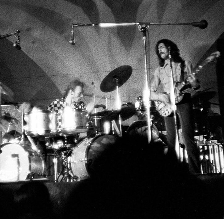 Happy 80th Birthday to Ginger Baker, here with Cream at the Fillmore West, 7th March 1968 