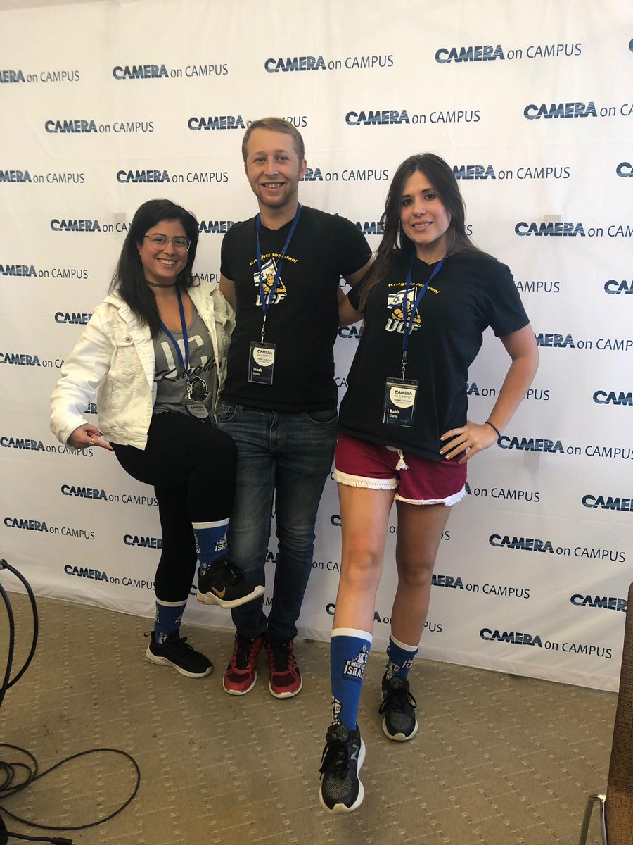 Knights4Israel's tweet photo. Knights for Israel had a great time learning how to be better advocates for Israel this week at the @CAMERAonCampus and @StandWithUs training conferences. Can't wait to bring back what we learned to campus https://t.co/69bJFTfdBk