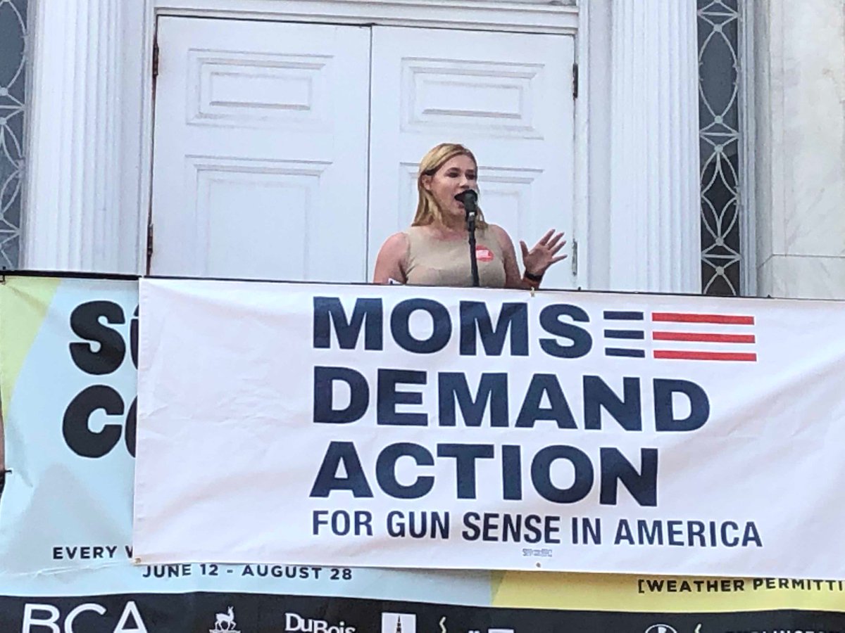 RHolcombeVT's tweet photo. Sydney Hicks, @CVULearns senior and 2036 Gubernatorial candidate gave a powerful speech about the toll on our young people of the constant specter of violence. https://t.co/x43J08wfDc