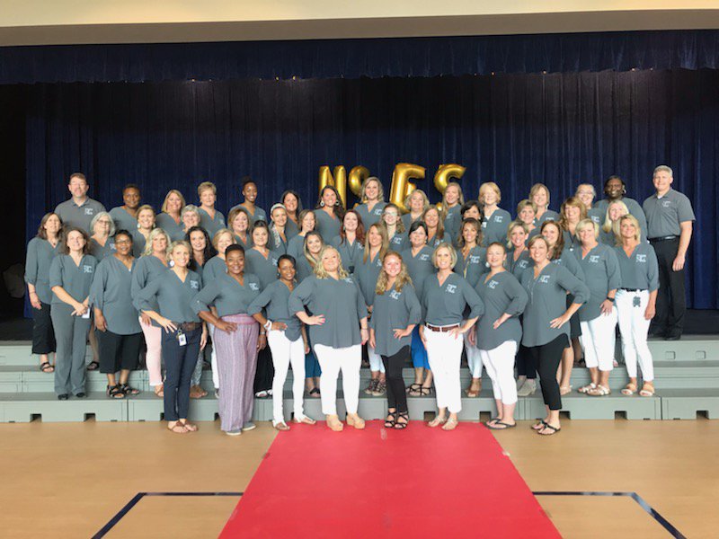northside_of's tweet photo. The staff at Northside is ready to greet all of our wonderful students tomorrow! #BackToSchool2019 #excitement #vision2020 #wecanseeit #OneTeamOneMissionOneRockHill https://t.co/ytknB0RfIA