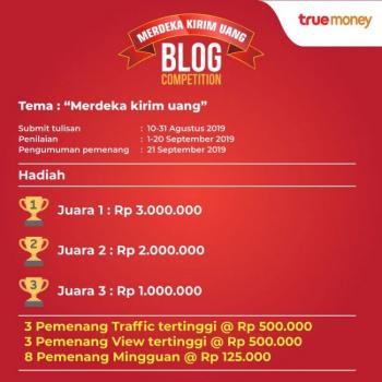 najmideas's tweet photo. Merdeka Kirim Uang kuy-kuy ikutan blog competition dibawah ini^_^
@TrueMoneyId @tdb_info
#TrueMoneyid #TruemoneyPengirimanUang #KirimUangTanpaRekening #TauDariBlogger https://t.co/xypYArUapP