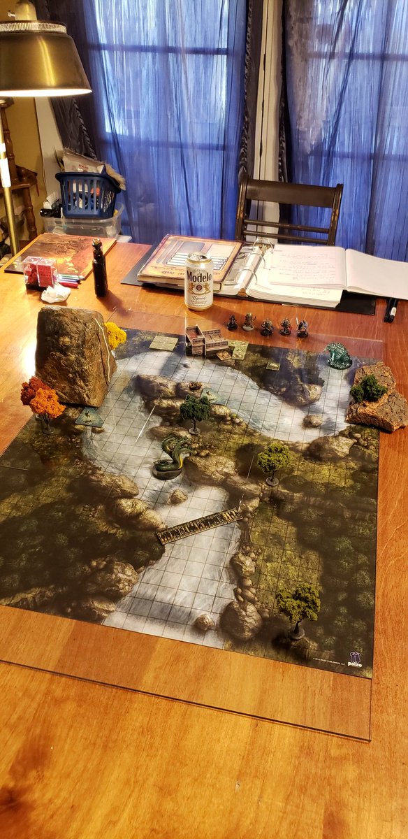 IlluminatiHS23's tweet photo. D&amp;D family time! I highly recommend it. Kids love the miniatures, terrain, etc and dad gets to watch them problem solve and use their imagination. https://t.co/uLgepHnsUu
