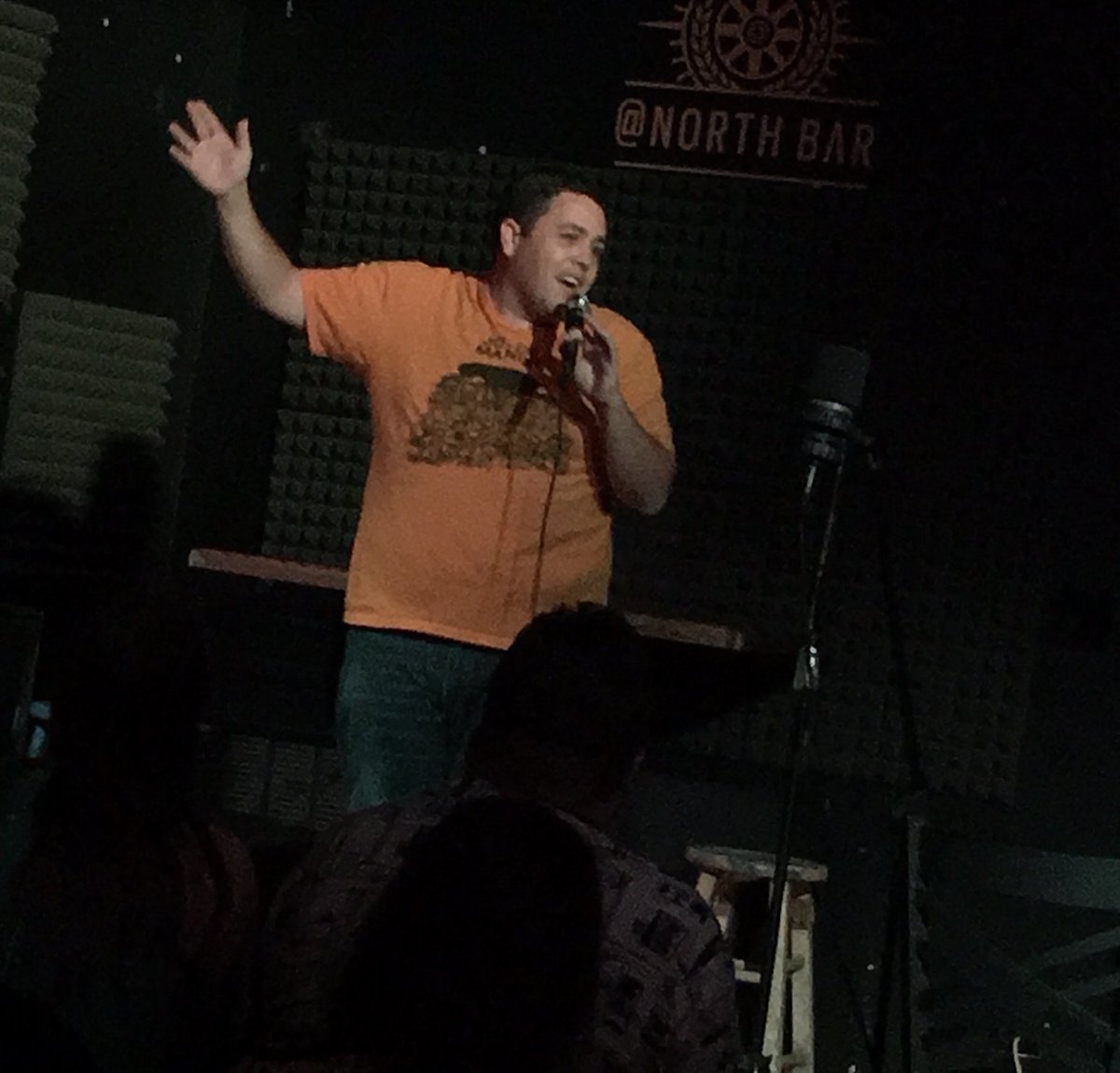 LiveAtNorthBar's tweet photo. Last nights Tom Goss Album Recording was so funny from start to finish!!! Thanks to everyone there! Check out David Spade's @LightsOut on @ComedyCentral to hear some of Connor's & Keith's jokes read by David Spade! And The @meanboyspodcast #standupcomedy #liveatnorthbar https://t.co/lnFEk1rQZP