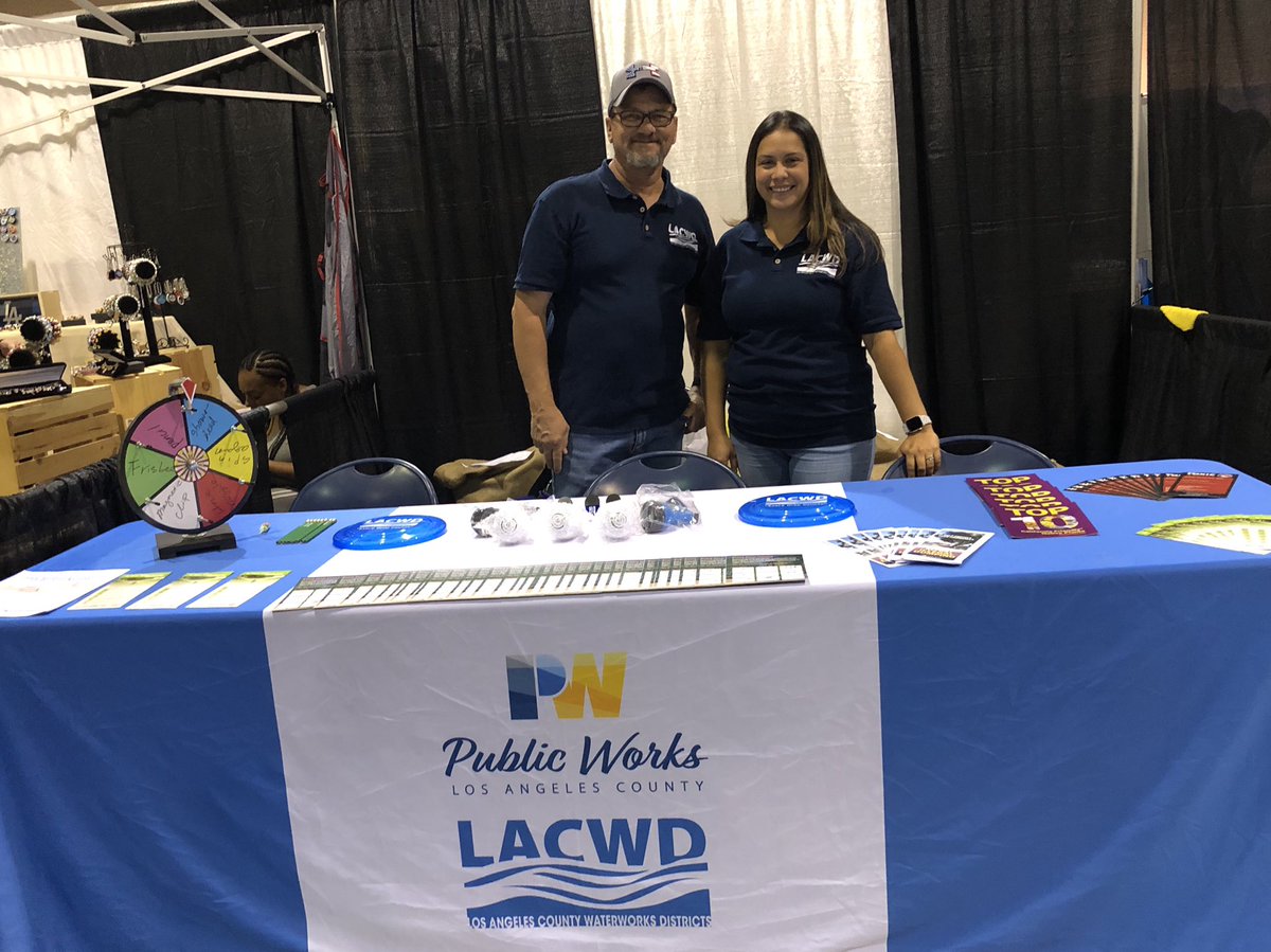 Ramy_Mattar's tweet photo. Visit @LACoWaterworks booth for some cool giveaways and water conservation tips! @AVFairgrounds #AVFair https://t.co/zcz0k1Q2wr