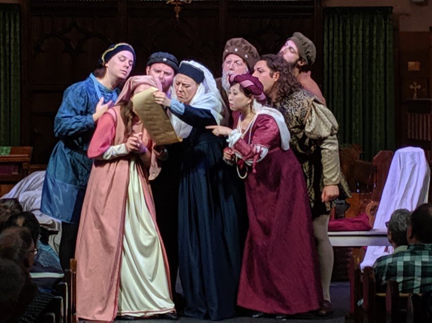 The Donati Family can’t believe their eyes...they just played to a sold out house!  Thanks to all who came out to catch Gianni Schicchi today! #yegfringe #yegschicchi