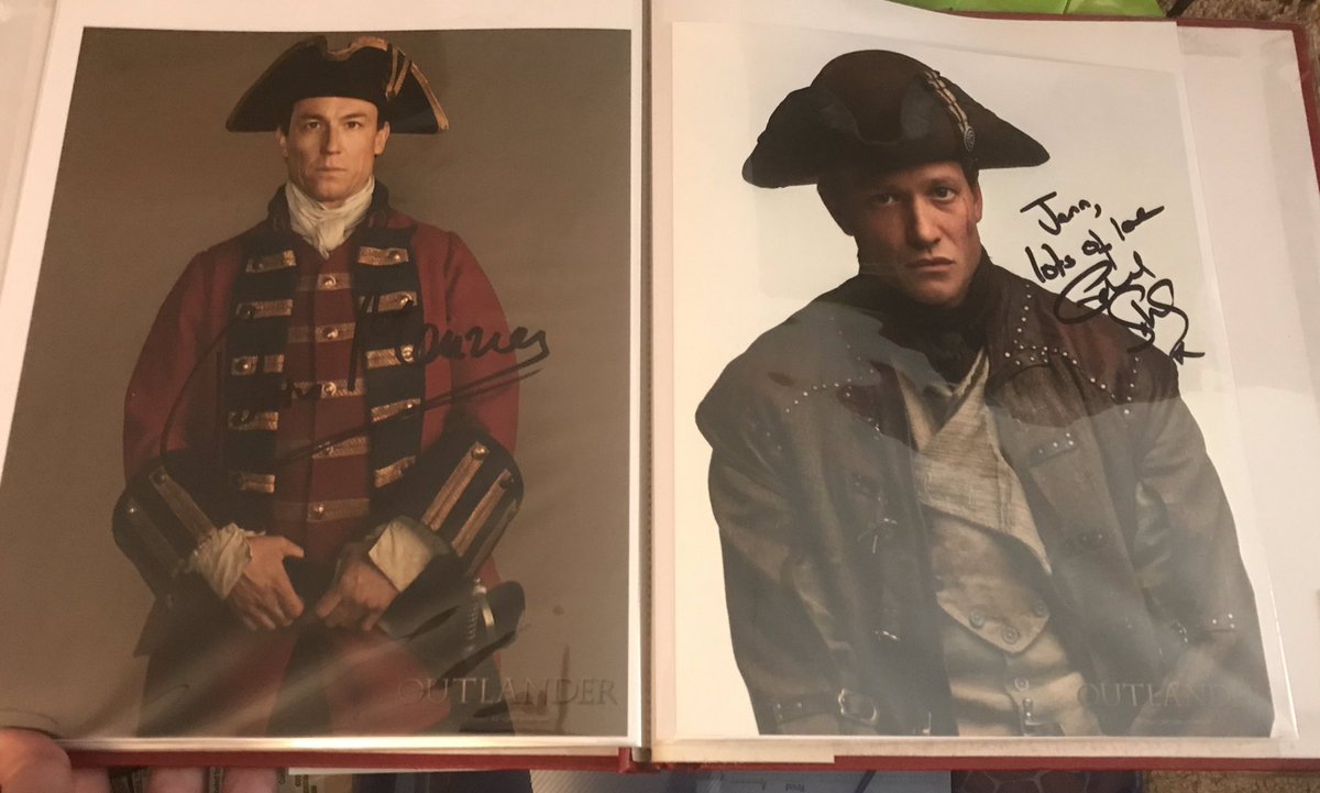 NordyJenn's tweet photo. Filing away my #highlanders4 memories and scribbles. I missed H3 but thx to @vasidesign for the @TobiasMenzies autograph! I now have this interesting character side-by-side. π³ππ»π *Would love to meet you at H5 Tobias! A girl can hope.π€π»#Outlander #EdSpeleers #TobiasMenzies #BJR https://t.co/oCGLO5YJOb