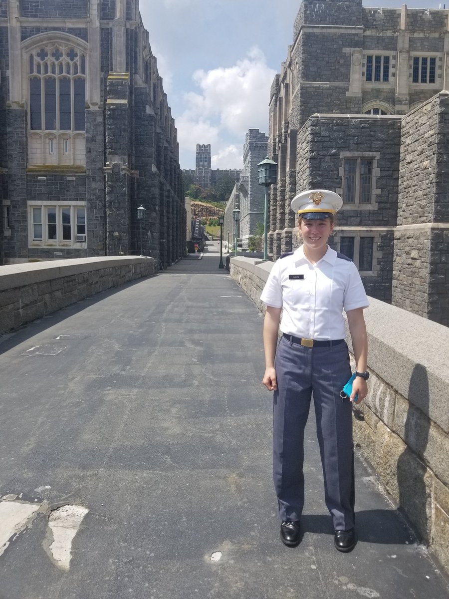 TiffanyGrete's tweet photo. Had to leave our Cadet @AlicynGrete to follow her dreams today! Keep giving it everything you've got and leave the rest up to Him knowing that when you are weak then He is strong. #USMA2023 https://t.co/Y1bxSxniQP