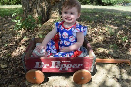 Gibson_Goods's tweet photo. @TalesofMayaRey loves baseball and one day she will love @drpepper  #drpepper #baseball https://t.co/hQaJ84rzbr