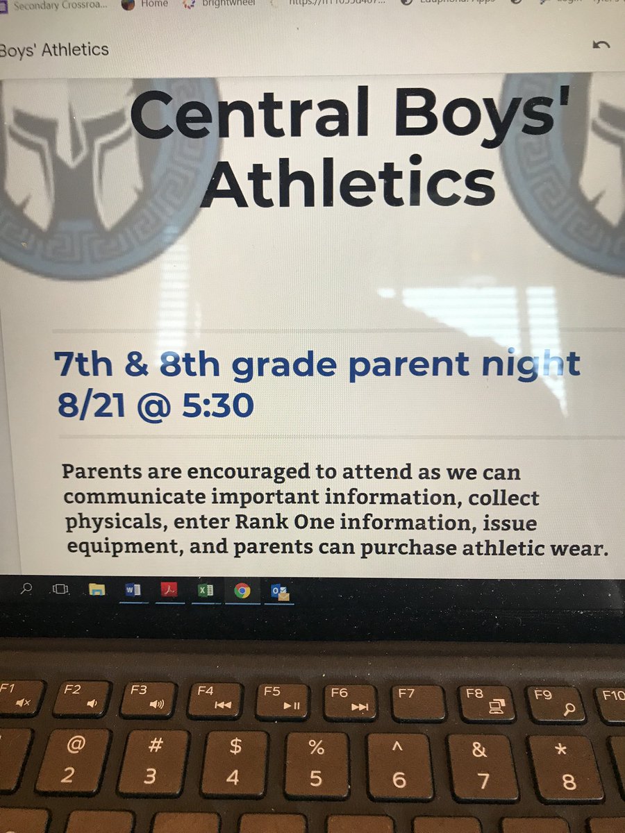 CJHMTXE's tweet photo. Information for Central Athlete Patents! Parent meeting on 8/21 at 5:30! https://t.co/HSb9NHU6YU