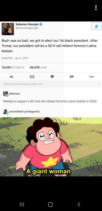 GiantWoman for Prez https://t.co/sYKihp8jKj<a href="/tag/gayfuckingandplayingleagueoflegends"class="tags"><span>#gayfuckingandplayingleagueoflegends</span></a><a href="/tag/getcarr"class="tags"><span>#getcarr</span></a>