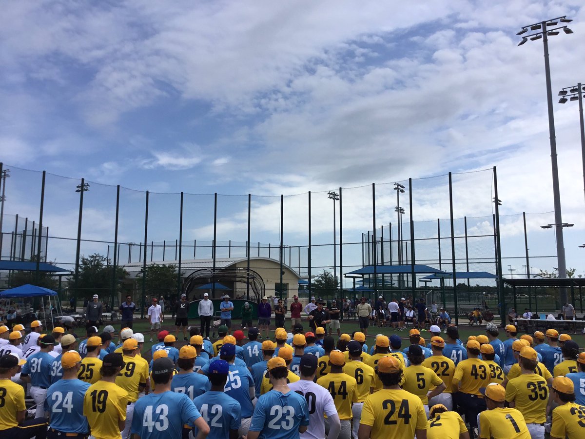 PowerBSB's tweet photo. Thank you to all the college programs, and @PSBaseballinc @ProspectWire @CMarlobaseball @PBRFlorida for attending our Power Fall Camp! Your coverage and support is much appreciated. #PowerUp ⚡️☝🏻 @PowerBSB #PowerFall https://t.co/p82UpFfzhC