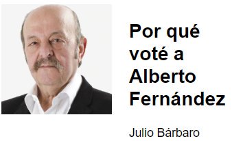 Gus_HL2's tweet photo. El peronista (de Perón) Julio Bárbaro nos explica porqué votó el peronismo de Cristina Kirchner.
¿Hay que tomar en serio a este personaje?🤔 https://t.co/DlECXOjiID