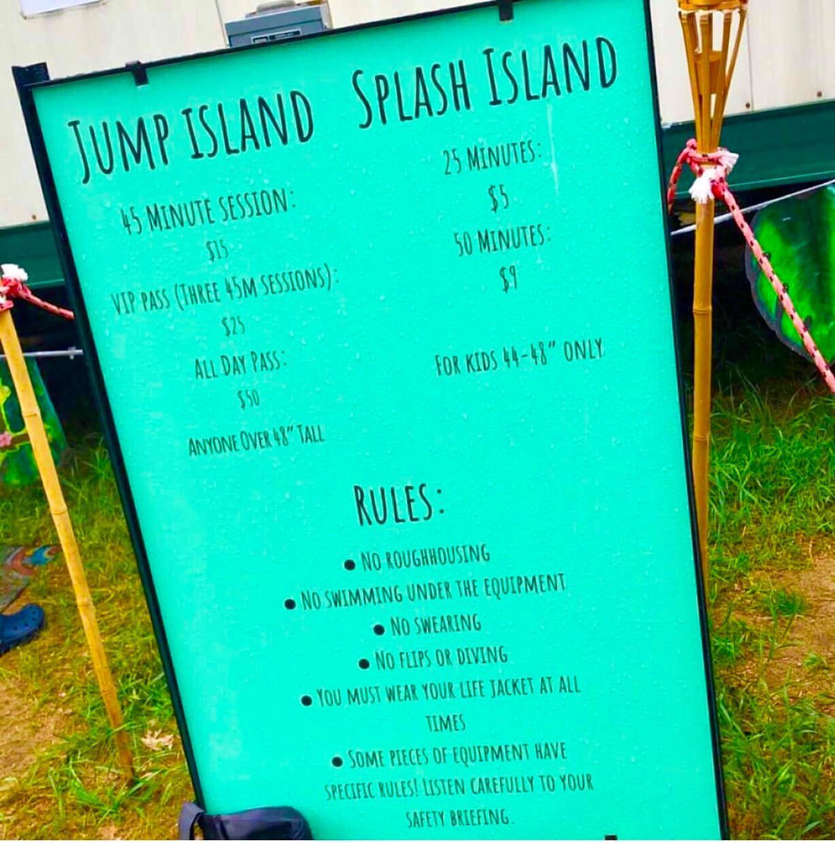 Jump Island focuses on safety first! 

For all rules and pricing visit jumpislandmi.com.