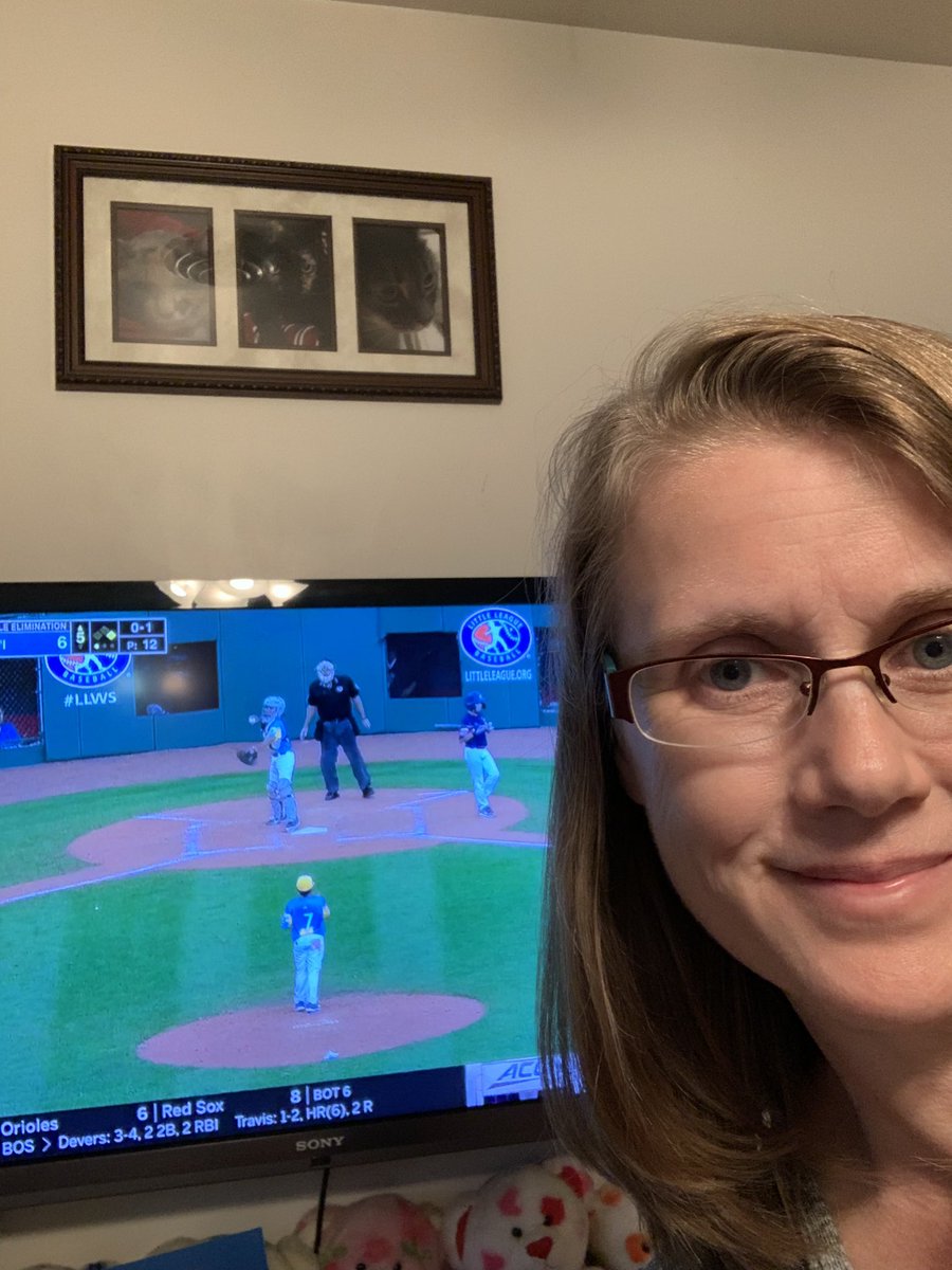 DAAnthony73's tweet photo. Watching Little League World Series! @CVMonroeEagles #GameOnMonroe #baseballselfie https://t.co/MSDcGgeC8F