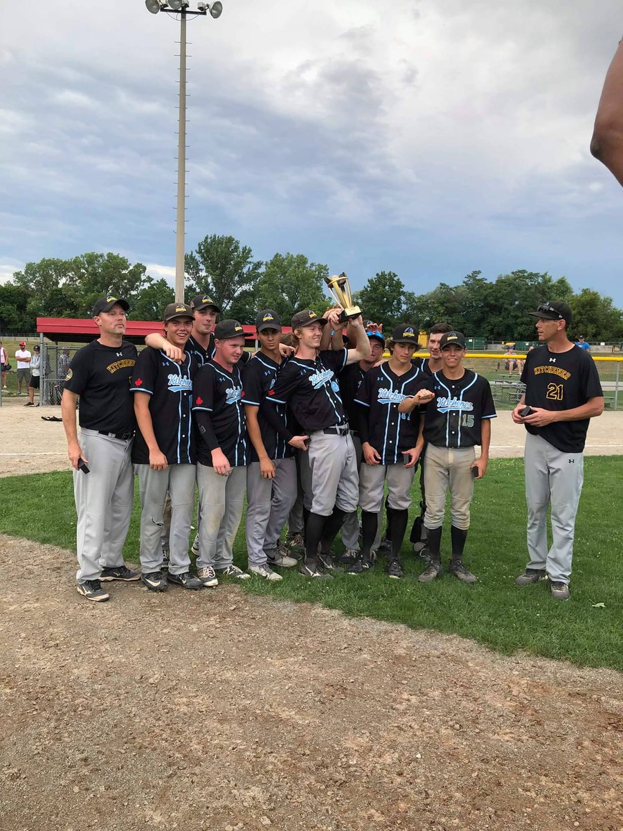 KitchenerMBA's tweet photo. Congratulations to our 18U A Panthers who claimed the title as the best in Ontario this weekend in Brantford, and are officially the OBA CHAMPIONS!! Amazing job, Panthers! 
. 
. 
. 
#baseball #baseballlife #ontariobaseball #provincialchampions #champions #kitchener #kwawesome https://t.co/v3NeDwiTkx