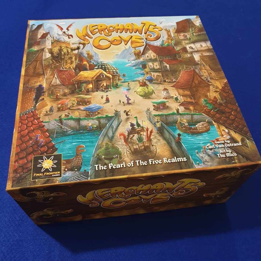 MeepleU's tweet photo. OMG it finally arrived! Prototype of #MerchantsCove . A tad bit later than we thought (not blaming), but we'll do our best to do the video for it! Components are so cuteee squeeeeee!!! @FinalFrontierG @JPacCantin https://t.co/JAgRsDLnXD
