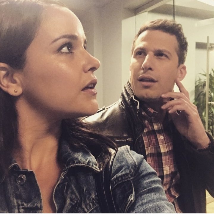 Happy birthday to Andy Samberg and happy late birthday to Melissa Fumero aka sitcoms best duo 