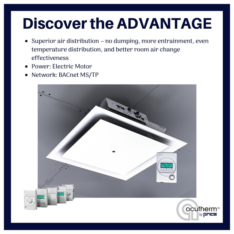 ecohvac_au's tweet photo. Acutherm ADVANTAGE VAV diffusers enhance traditional system design by adding personal control. Room temperature sensors provide constant feedback to the controller located in the diffuser, enabling precise monitoring of the space temperature.
#acutherm #VAVdiffusers #HVAC https://t.co/woNpo9c6I1