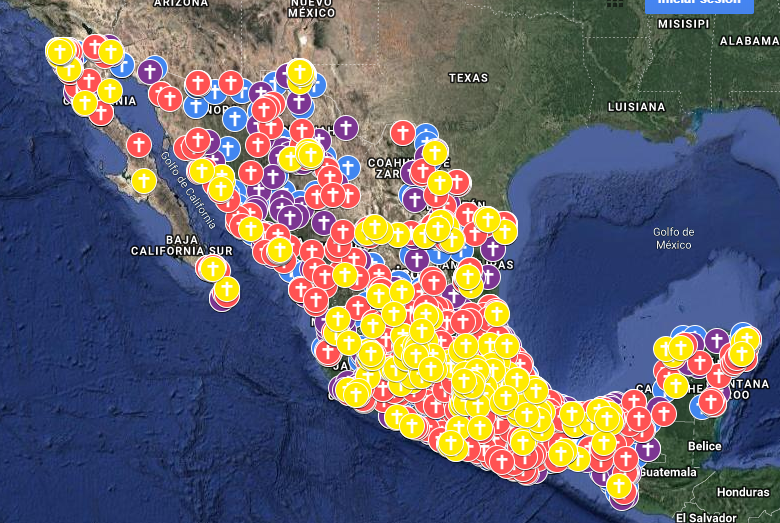 Enea_Salgado's tweet photo. Este es el mapa nacional de feminicidios en México, creado por @msalguerb

+ rojas feminicidios 2018
+ amarillas, los que van en 2019

Esto encabrona. Esto debería enfurecerlos, MILES de mujeres violadas, torturadas, mutiladas, asesinadas; no pintas ni vidrios rotos.
#Prioridades https://t.co/aZ7HxNFvWC