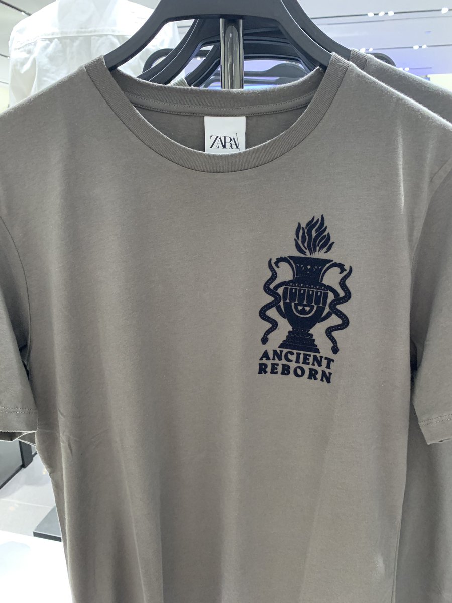 Bison_Caeruleus's tweet photo. When you’re shopping at Zara and you find some classics inspired clothing #LatinInYourLife https://t.co/VWfYGvWVN1