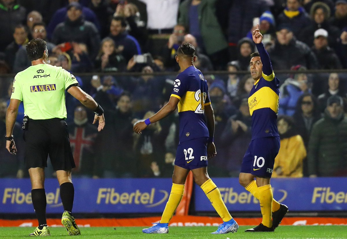 #SuperLiga | FINAL DEL PT: Con gol de Carlitos Tevez, #Boca vence 1-0 como local a #Aldosivi.