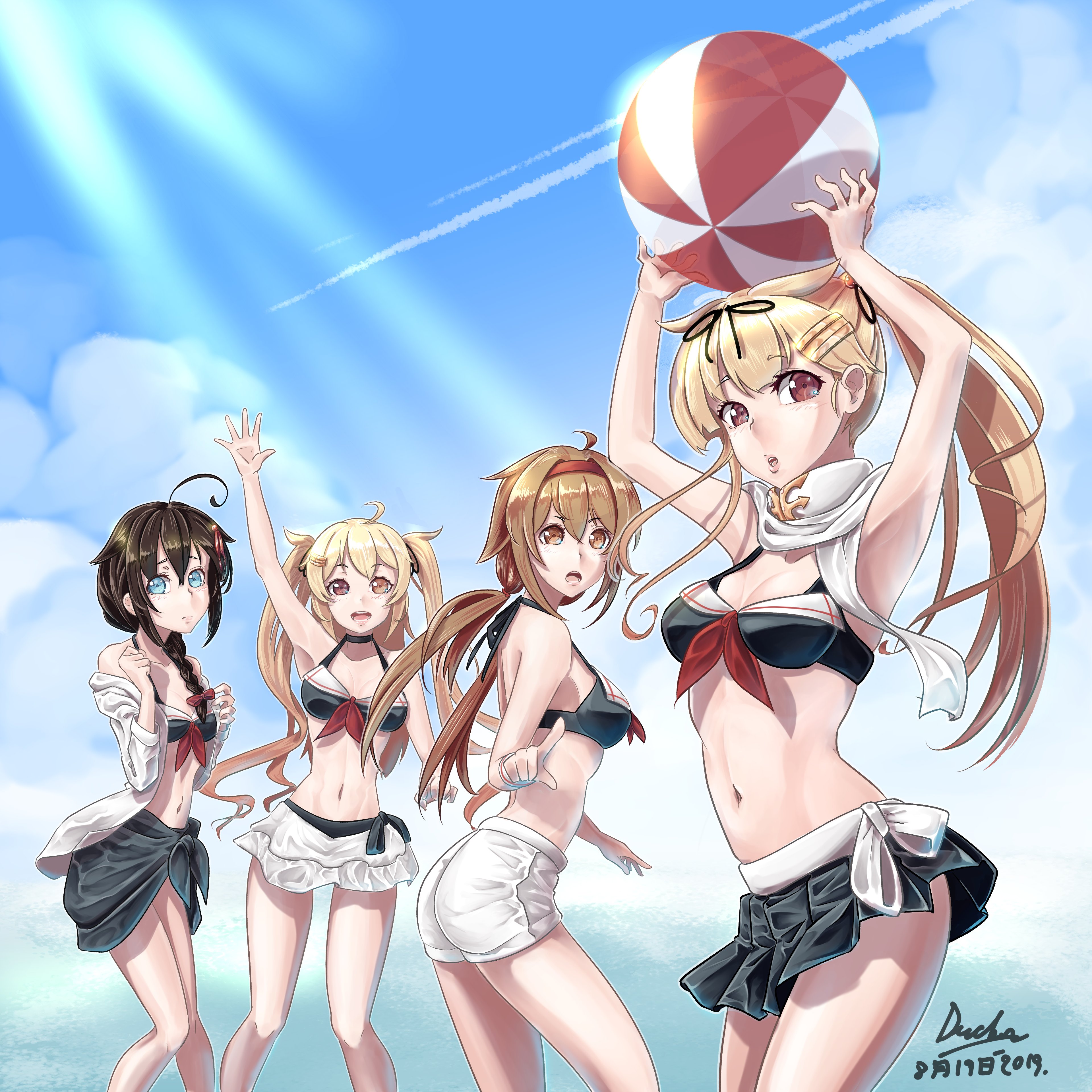 Rinwest Rinnorth 艦これ 夕立改二 白露改二 時雨改二 村雨改二 春雨 4k For All Wallpaper T Co Xb0bu0lypy Twitter