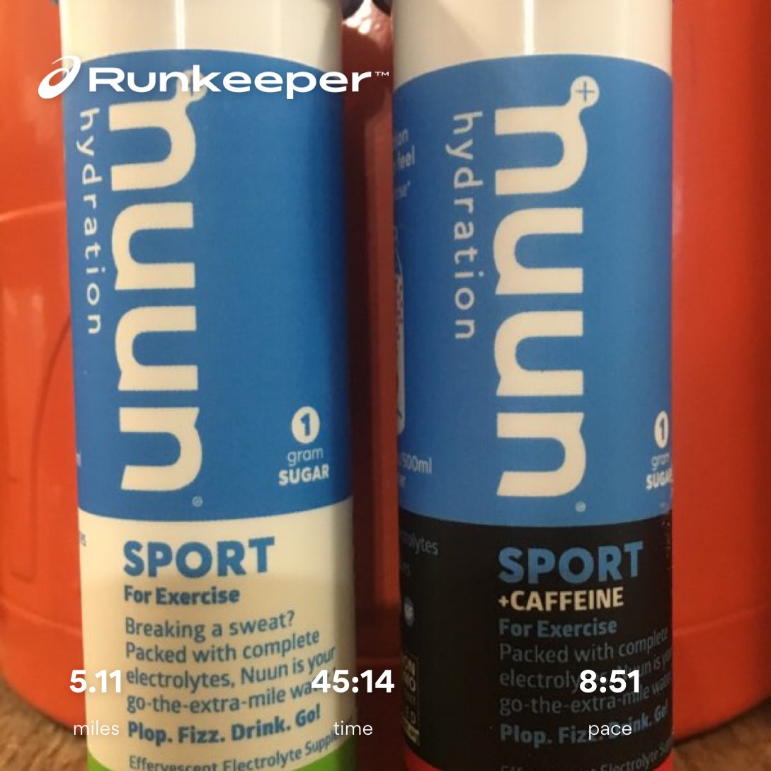 cert305's tweet image. 5.11 miles... this Heat is rough... 101F with 105 heat index 🏃🏻🥵🏃🏻using @nuunhydration to keep my electrolytes up #nuunlove #nuunlife #nuunhydration #teamnuun