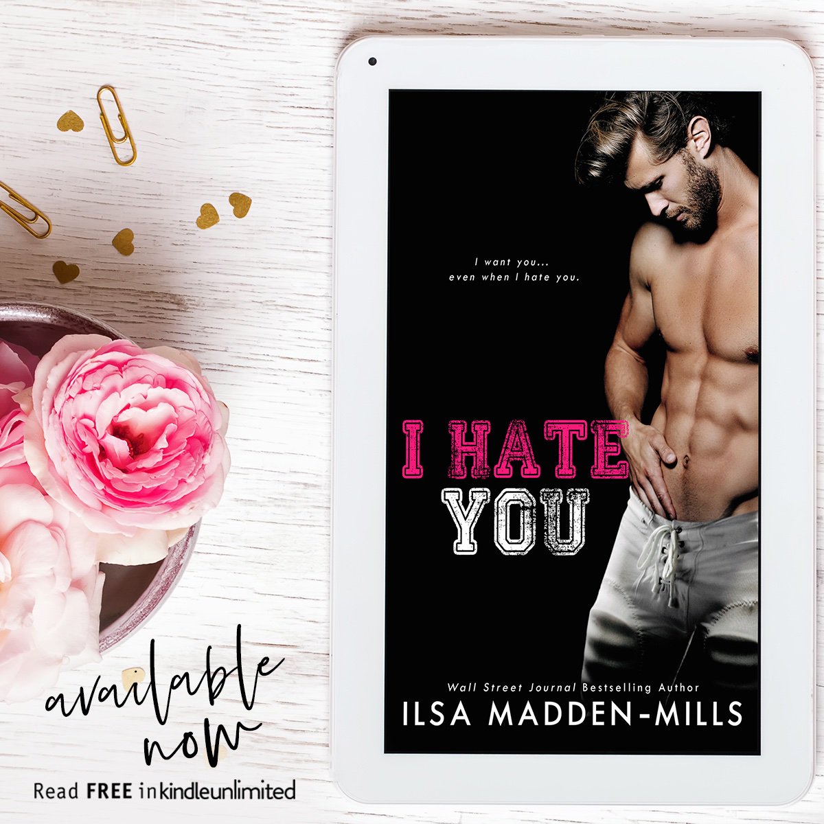 I HATE YOU is now live on Amazon! Football hottie and a brainy bad girl...my favorite ever! 

bit.ly/IHYILSABOOK