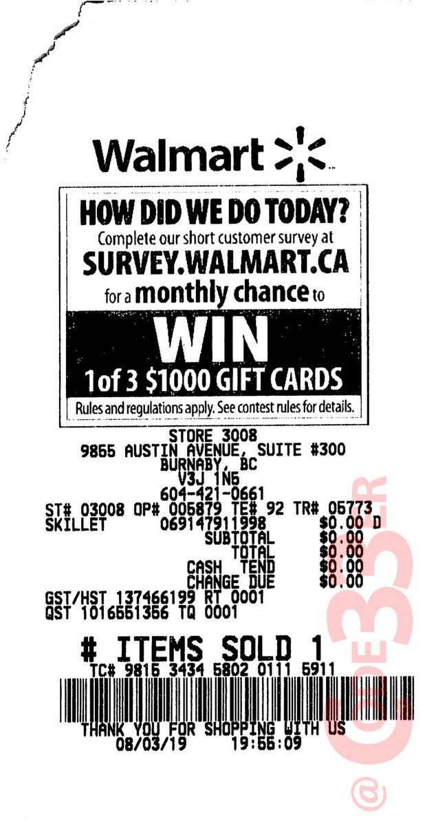 Code33er's tweet photo. 🆓 #ScanningCode item from August 3, 2019

Walmart (Lougheed Mall) 💲🚔🚨

@WalmartCanada #Walmart #WalmartCanada

@cbcgopublic @cbcmarketplace @CompBureau @ConsumersCanada @RedFlagDeals @RetailCouncil @smartcanuck #BBY #BC #Burnaby #canada #GVA #GVR #SCOP #VanBC #Vancouver #YVR https://t.co/BgK6SE3e4I