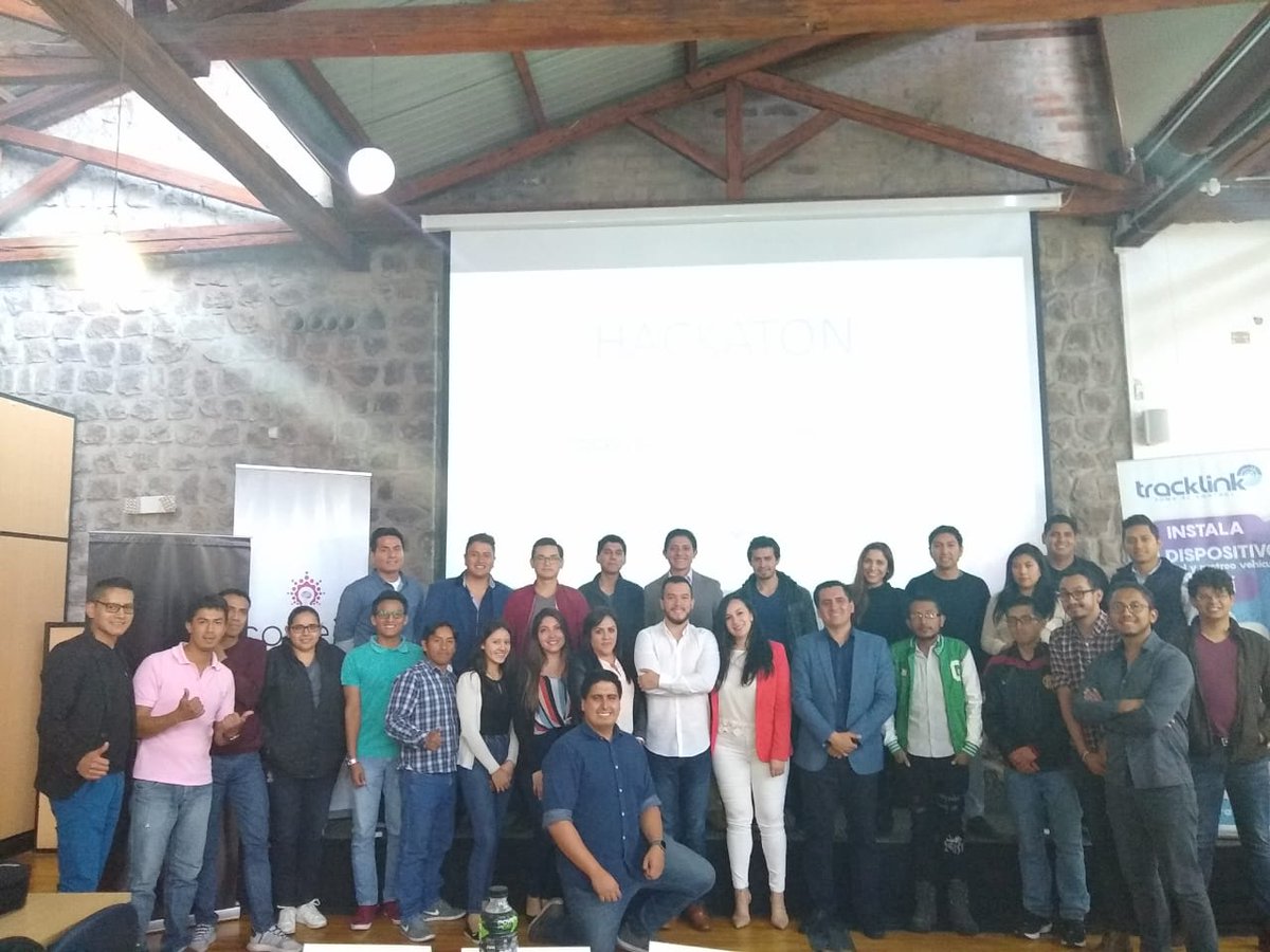 El #Hackatón fue todo un exito. Agradecemos a todos los que formaron parte de esto <a href="/TracklinkEC/">Tracklink</a>  
#innovation  #Emprendimiento  #WorldChangeMaker