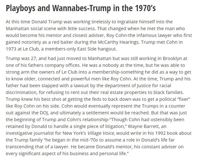 Playboys and Wannabes-  #Casablancas and  #Trump in the 1970’s.  #OpDeathEaters  https://www.dailykos.com/stories/2016/10/6/1578544/-The-Untold-Story-of-Trump-Model-Management-A-Daily-Kos-Exclusive-Part-1