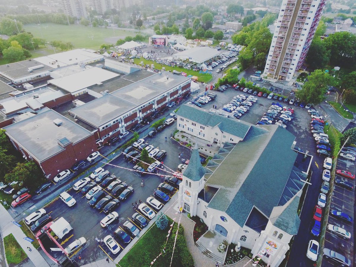 St_Charbel's tweet photo. From up, up above! Party has just started so don’t miss out! 🎉 #25VMG #ottcity https://t.co/j1gEeiYWxH