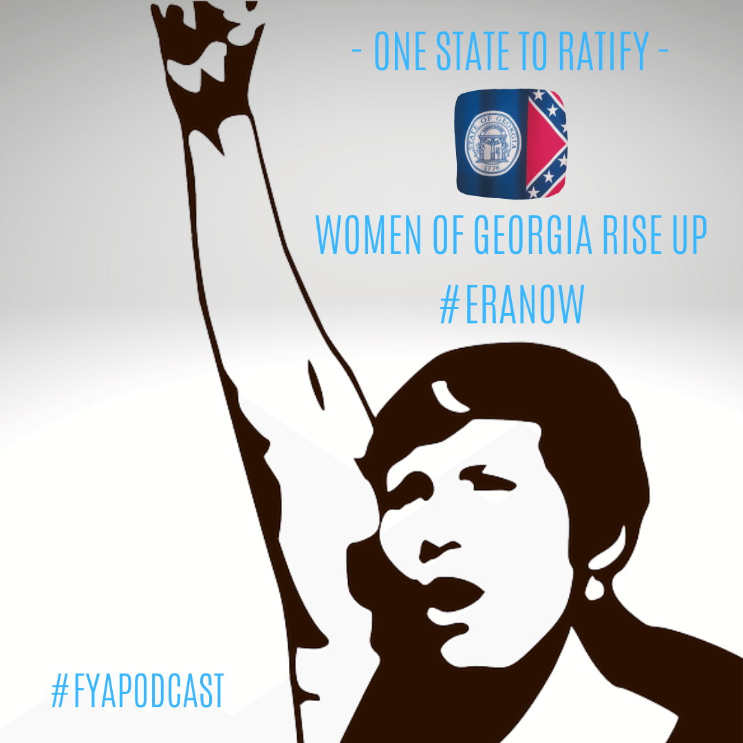 _Porque_Sheriff's tweet photo. The Equal Rights Amendment still needs ONE STATE to RATIFY! Women of #GEORGIA RISE UP & demand your legislature SUPPORT THE #ERA #NOW #eranow #ratifyera #equalrights #equalmeansequal #equality #feminism #genderequality #follow #today #support #OneMoreState https://t.co/x2d7jxbzag