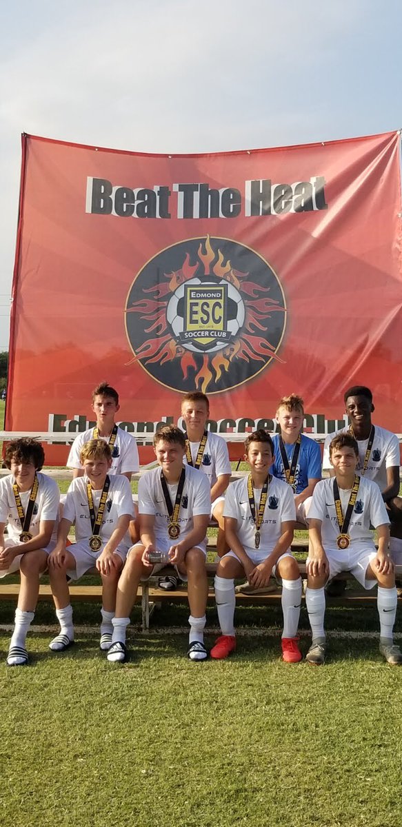 unionkcsoccer's tweet photo. KCSG Academy 05 boys traveled to Oklahoma City this weekend and are the Beat The Heat u15 Gold tournament champions! #ShieldValues https://t.co/R7HlRiivJN