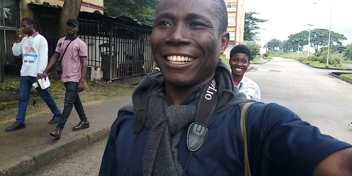 Uwatty's tweet photo. The smile is beaming on their faces because Birdwatching was fun and they could identity Birds by calls and by Sighting. Even in an altered environment, birds do have a way to adapt. #IBC #NIBAP #Biodiversity #Uyo https://t.co/WHILHEZ9RG