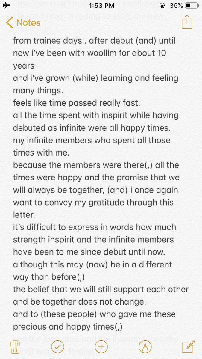 yeolsprout's tweet photo. 190819 myungsoo ig update - handwritten letter

take out with proper credit https://t.co/6pNUp98UQk