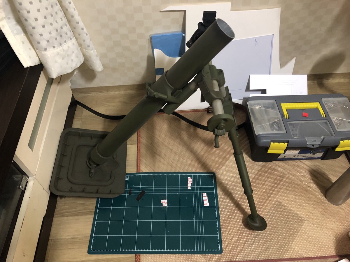 ljk_29's tweet photo. [모형제작]  M2 mortar 

M2 박격포 모형 완성 
바이포드는 내구성을 생각하여 
비가동식으로 제작하였습니다. https://t.co/krwR29uV9X