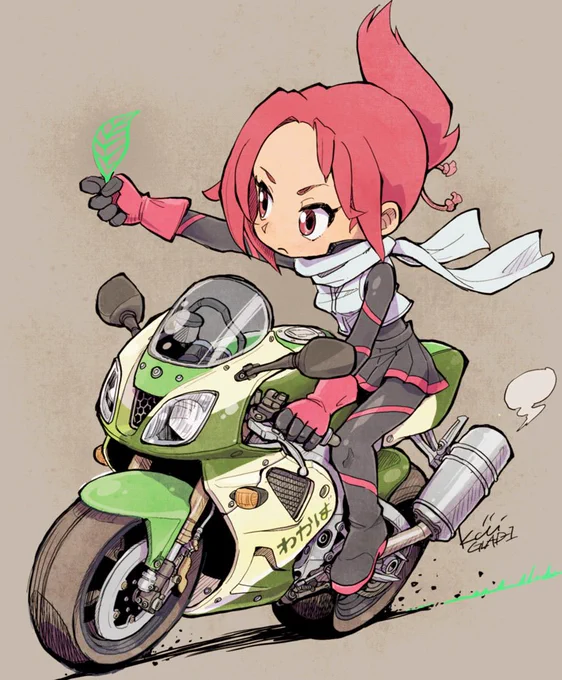 #バイクの日 寿司桶娘だけオリジナルキャラクタ。 