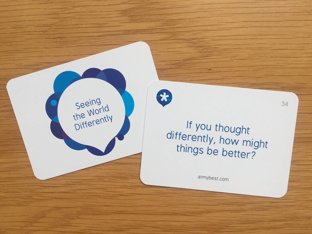 At_My_Best's tweet photo. How are your thoughts setting you up for the day? A reflective #QuestionOfTheDay for you today.
#GoodQuestionCards
https://t.co/CT63IGTzAB
#Coaching #Development #Management #Teaching #Facilitation https://t.co/xXPGl1AvsN