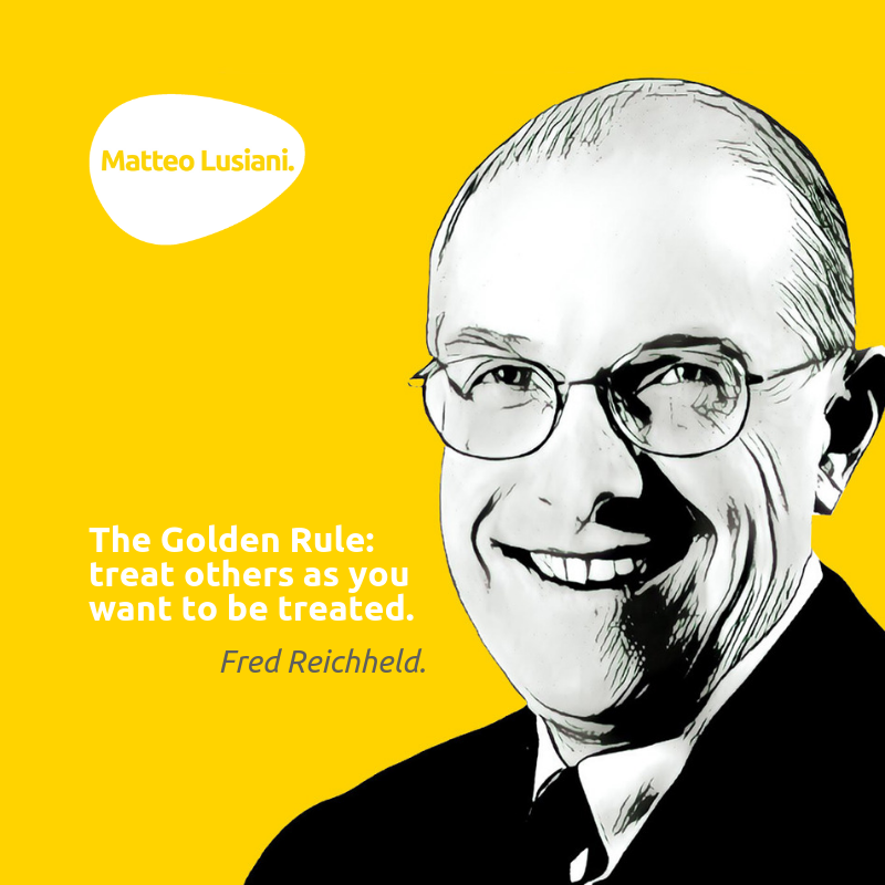 MatteoLusiani's tweet photo. How many do it in marketing? 🙋‍♂️🙋‍♀️🙋‍♂️ No, how many really do it? 💨
#marketing #quotes @FredReichheld https://t.co/lSxqmkuWlh