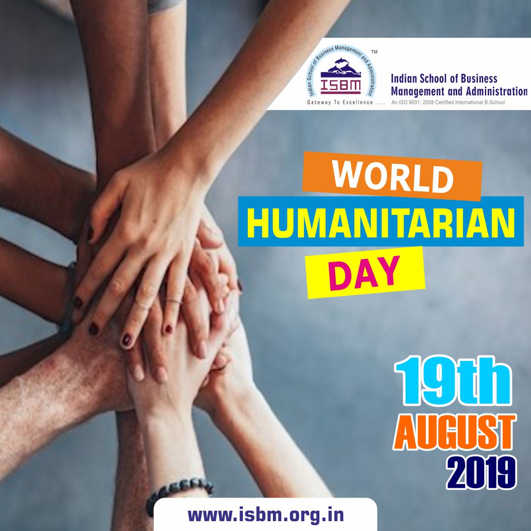 isbma's tweet photo. “You must not lose faith in humanity. Humanity is an ocean; if a few drops of the ocean are dirty, the ocean does not become dirty.” 
#World #HumanitarianDay2019 
#ISBM https://t.co/HwccAqZzZs