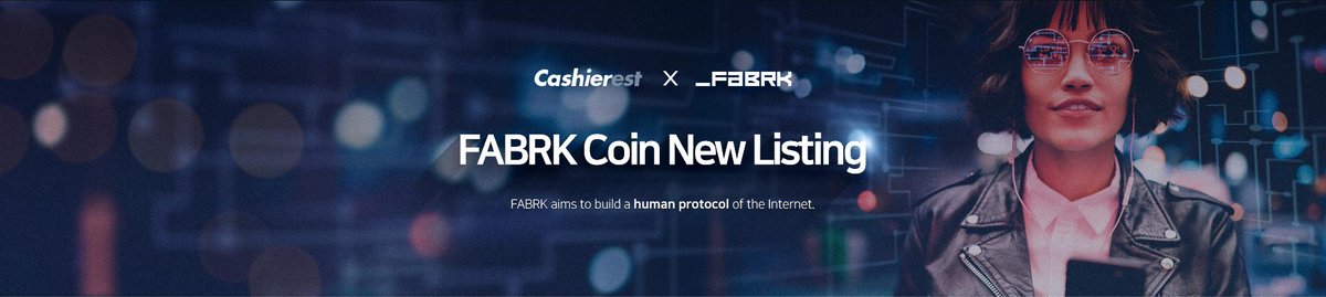 cashierest's tweet photo. #CASHIEREST #FABRK #FAB #COIN #NEWLISTING #BLOCKCHAIN https://t.co/uKBv08JJvo