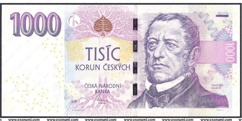 exnmy's tweet photo. ☞ Czech Republic : 1,000 Kč (2008) 

 Visit ✈ https://t.co/Tedk1kvyCi https://t.co/03QQJUVCfC
