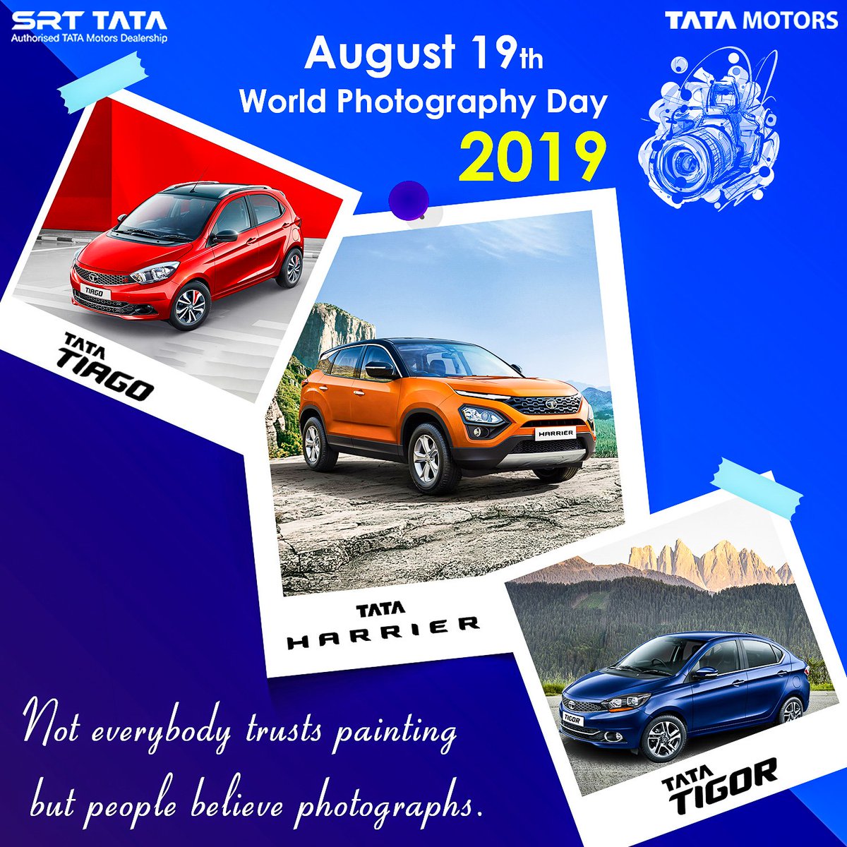 SRTTataCbe's tweet photo. The best images are the ones that retain their strength and impact over the years, regardless of the number of times they are viewed.π
#Happy World Photography Day...π·
#worldphotographyday #photography #photographers #photo #photographer #tata #tatamotors #srttata #srttatacbe https://t.co/mFwlRHonm3