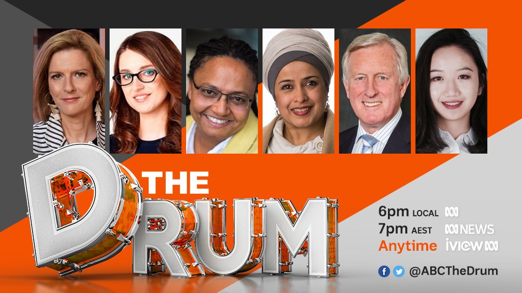 ABCthedrum's tweet photo. Is an Indigenous voice to parliament all but dead? Tonight on #TheDrum Ken Wyatt rules out taking an enshrined Indigenous voice to a referendum, pro-Hong Kong &amp; pro-China protesters clash in Australia and a growing generational gap as young Australians face stagnating wealth https://t.co/Mne6Hqkxe2