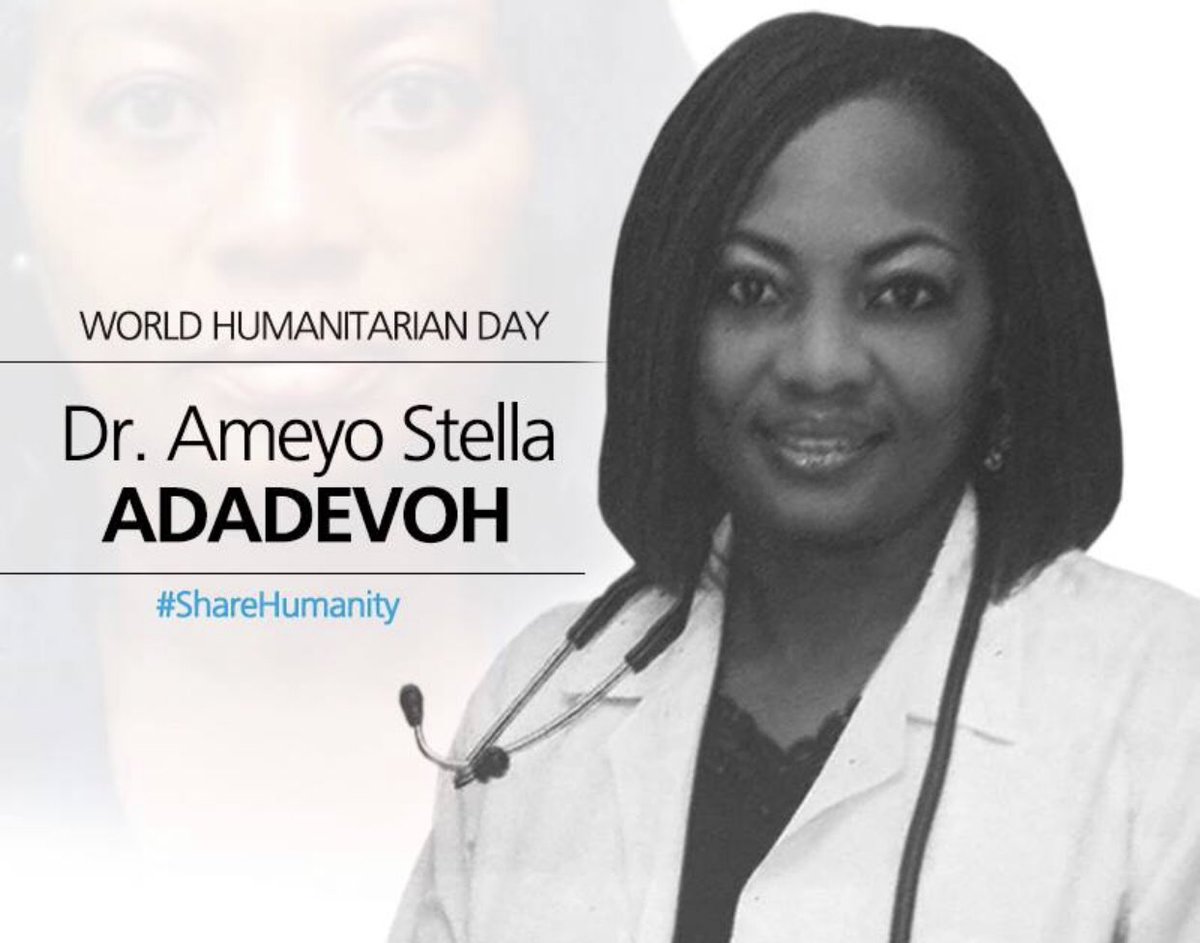 cbngov_akin1's tweet photo. IT’S 5 YEARS
Today we remember Dr Adadevoh who sacrificed her life to fight Ebola in Nigeria 🇳🇬 

She passed away August 19, 2014.
#DrAdadevoh 🇳🇬 
#WorldHumanitarianDay https://t.co/LYjxBGTbsv